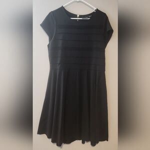 Cynthia Rowley Black Midi Dress